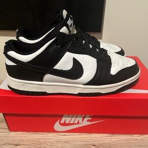 Panda dunks size 7y boys